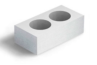 Ytong O-блок с двумя отверстиями 375 MM D500