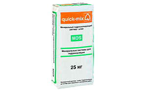 Минеральный гидроизолирующий раствор quick-mix MDS, 25 кг