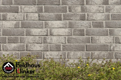 Фасадная плитка ручной формовки Feldhaus Klinker R682 sintra argo blanco, 215*65*14мм