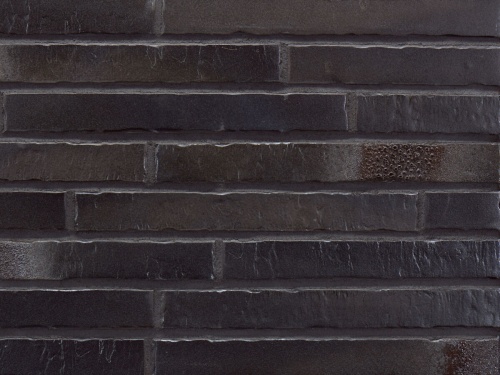 Фасадная плитка (ригель) Stroeher Glanzstucke №6, DF длинный формат 440x52x14 мм