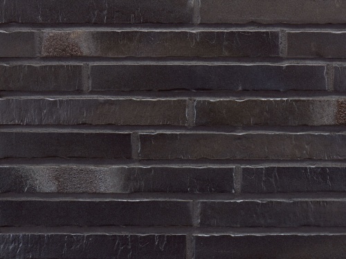 Фасадная плитка (ригель) Stroeher Glanzstucke №6, DF длинный формат 440x52x14 мм